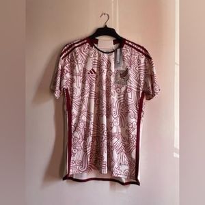 Adidas Mexico Away Blank Jersey 22-23